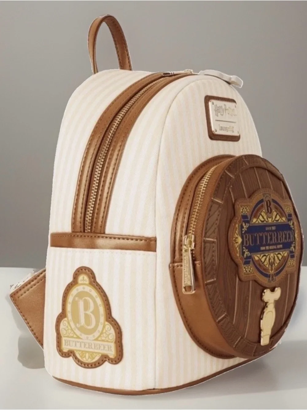 NEW w Tags Loungefly HARRY POTTER - Keg of Butterbeer Scented Barrel Backpack